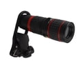 thumbnail image 3 of M Buder Lente Teleobjetivo de 20X con Zoom de Enfoque Largo y Clip para Teléfono Inteligente y Tableta PC Color Negro Ideal para Fotografía Móvil y Observación de Aves (18 cm / 7 pulgadas), 3 of 9