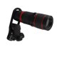 thumbnail image 3 of M Buder Lente Teleobjetivo de 20X con Zoom de Enfoque Largo y Clip para Teléfono Inteligente y Tableta PC Color Negro Ideal para Fotografía Móvil y Observación de Aves (18 cm / 7 pulgadas), 3 of 9