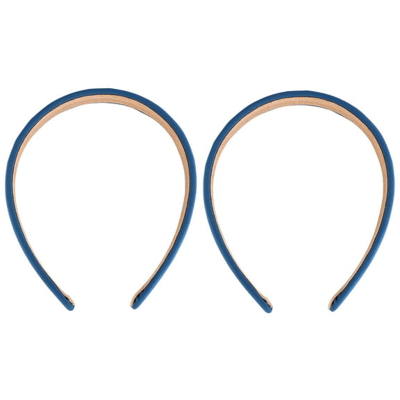 LULULION Fashion Headbands for Women Dark Blue Plastic 2Pcs