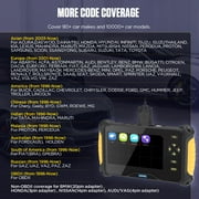 Autool Cs603 Obd2 Scanner Code Reader Automotive Obdii Oil/Epb/Abs/Sas System Diagnostic Scanner W/ 5 Reset Services 10000+ Code Coverage for 12V