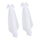 thumbnail image 4 of 2 Uds Velos De Hombro Para Boda Suministros De Decoración Para Fiestas Chal Mujer Tul De Malla Suave Blanco, 4 of 8