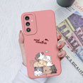 thumbnail image 1 of Funda de silicona líquida para Samsung Galaxy A14, A13, A, 14, A, 13, 4G, 5G, gato, Cactus, cuadrada Fivean unisex, 1 of 2