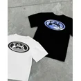 thumbnail image 2 of Camisetas de hip hop con estampado de letras cruzadas y estilo gótico de gran tamaño para mujer, ropa de calle de verano, camisetas para parejas Y2k, 2 of 5
