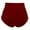 Red, variant on Hpapadks Womens Workout Shorts High Waist Solid Slim Stretch Sports Yoga Casual Shorts Women Purple M