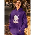 thumbnail image 2 of Anime Girl Smiling Hoodie Women -Image by Shutterstock, Female Large, 2 of 4