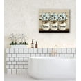 thumbnail image 3 of Farmhouse Flower Bathroom Decor Wall Art Rustic Butterfly Floral Pictures Wall Decor Relax Soak Unwind Bathroom Sign Canvas Painting Prints Artwork Home Decorations Framed for Bathroom Bedroom 16"x12", 3 of 6