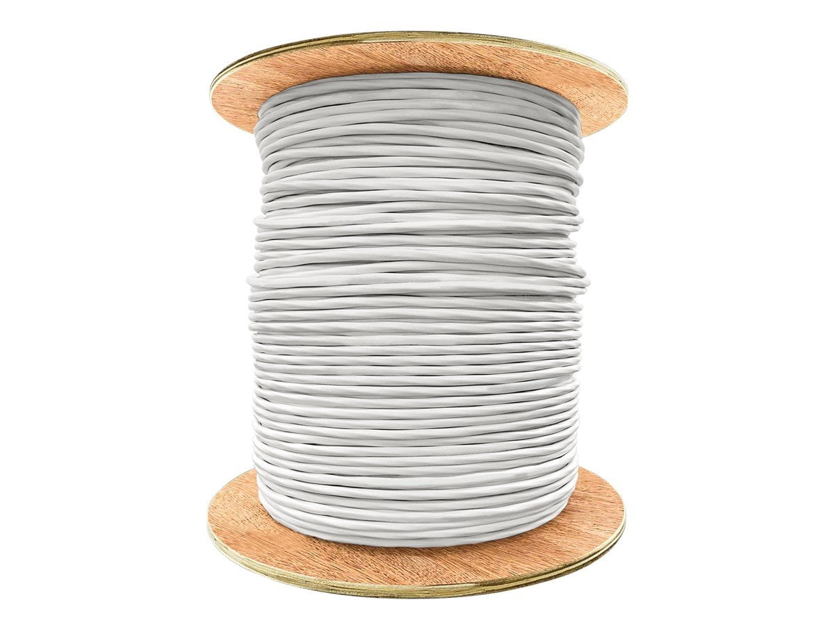 Monoprice Speaker Wire, Burial Rated, 2-Conductor, 16AWG, 1000ft, Gray