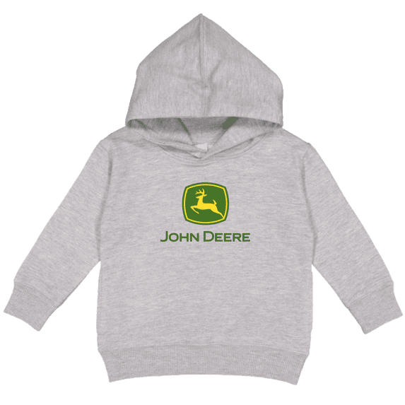 John Deere Youth Boy Logo Hooded Sweatshirt-Oxford-S