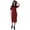 Bright Crimson Red, variant on Moomaya Womens Straight Short Sleeve Dress Plain Casual Relaxed Fit Dresses w/ Pockets