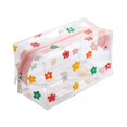thumbnail image 1 of Estuche para lápices, bonita flor transparente, PVC, gran capacidad, 1 of 3