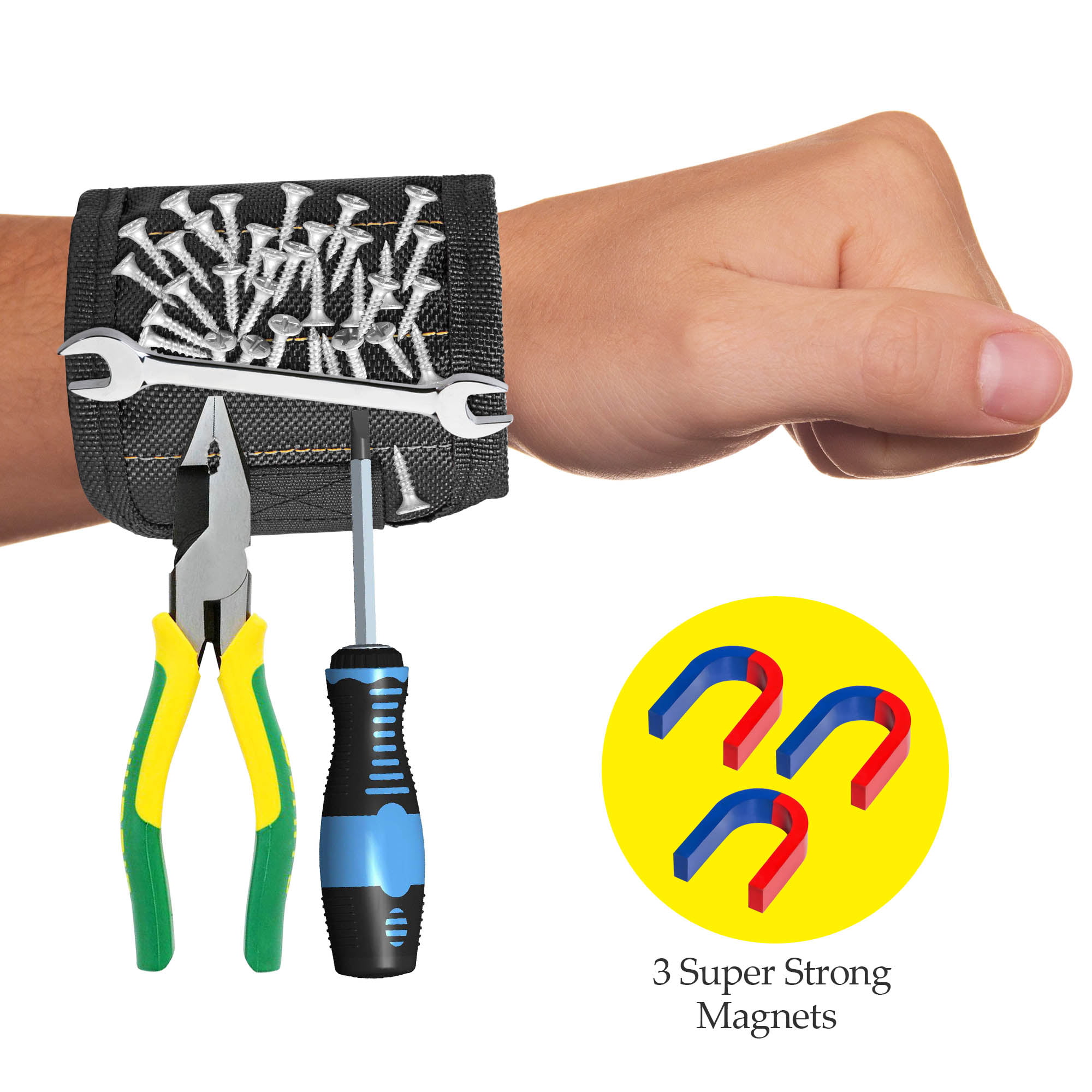 Magnetic Wristband Professional Tool with Strong Magnet Tools Holding D1Z1 