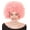 Pink, variant on HPO Unisex Orange  Curly Clown Wig – Jumbo Curly Cosplay Halloween Wig with Breathable Capless Cap for Halloween, Cosplay & Parties