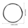 thumbnail image 7 of 200 Pcs Open Ring Key Ring Keychain Accessories Bulk Key Rings Key Chain Rings Split Rings Keychain Rings Bulk, 7 of 7