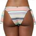 thumbnail image 3 of O’Neill Juniors’ Maho Cruz Striped Cheeky Bikini Bottoms, X-Large, Multicolor, 3 of 3