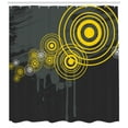 thumbnail image 3 of Ambesonne Black Shower Curtain, Street Inner Circle, 69"Wx84"L, Charcoal Grey and Black, 3 of 3