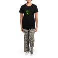 thumbnail image 4 of CafePress - Women's Dark Pajamas - Women's Short Sleeve Print T-Shirt and Pants Dark Cotton Pajama Set, 4 of 7