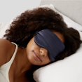 thumbnail image 2 of Hongchun Sleep Mask, Indigo, Standard, 2 of 4