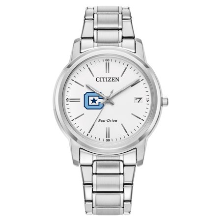 Women's Citizen Watch Silver Citadel Bulldogs Eco-Drive Stainless Steel Watch