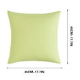 thumbnail image 3 of VALSEEL Throw Pillow Covers 2PCS Outdoor Water Proof Pillow Cover Modern Solid Color Cushion Pillow Backrest Pillow Cover, 3 of 5