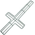 thumbnail image 4 of 2Pcs Easter Iron Wreath Frames Cross Shaped Garland Frame Wreath Making Supplies, 4 of 8