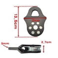 thumbnail image 3 of 6T Snatch Block Towing Pulley Winch Breaking Force Synthetic Rope Steel Cable, 3 of 8