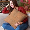 thumbnail image 2 of Plutus 20" x 36" Lux Geometric Luxury Throw Pillow in Orange, 2 of 2