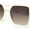 Ivory Gold - Brown, variant on Lion Emblem Diva Oversize Rectangle Butterfly Luxury Fashion Sunglasses Black Gold - Black
