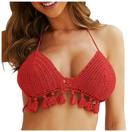 

adviicd Seamless Bras for Women Women s Lace Padded Bralette Plunge Wireless Longline Bra Red Medium