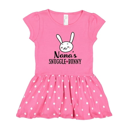 

Inktastic Nana Bunny Grandchild Outfit Gift Toddler Girl Dress
