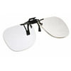Magna-flip Clip on Flip up Magnifiers, +4.00 Power Converts Distance Glasses and Into Reading and Computer Glasses
