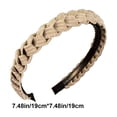 thumbnail image 3 of HomeKingdee Woven Braided Headbands for Women with Non-Slip Teeth - Sweet Style Hair Accessory for Daily Wear, Face Washing, Parties and Sports Activities, 3 of 6