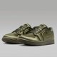 thumbnail image 2 of Ni - ke Ni - ke Women's Air Jordan 1 Low Method Of Make Satin 'Medium Olive' (HF3969-201), 2 of 5