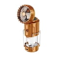 thumbnail image 1 of Linterna de camping con ventilador, luz de camping para cortes de energía, tienda de campaña para interiores y exteriores Oro, 1 of 8
