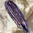 thumbnail image 2 of Elastic Dirty Braid Ponytail, Boho Dreadlock Hair Extension, Lightweight Hand-Braided Braids, Elastic Hair Tie Easy to Use for Festival Daily, 2 of 6