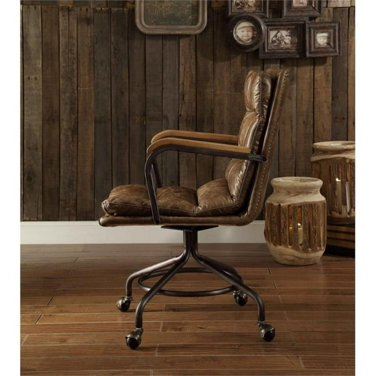 Acme Furniture Harry Office Chair, Vintage Whiskey Leather