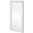 thumbnail image 3 of vidaXL Wall Mirror Baroque Style 100x50 cm White, 3 of 5