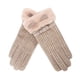 thumbnail image 4 of Guantes térmicos de invierno para mujer Guantes cálidos con pantalla táctil para mujeres y niñas de invierno: talla inconfundible Caqui, 4 of 8