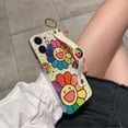 thumbnail image 3 of for iPhone 11 Case Cute with Wrist Strap Kickstand Glitter Bling Cartoon IMD Soft TPU Shockproof Protective Cases Cover for Girls and Women - Sunflower, 3 of 4