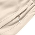 thumbnail image 6 of FAWUUDO Men's Sport Shorts Plus Size Elastic Waist Drawstring Summer Casual Outdoor Workout Bermuda Shorts with Zipper Pocket M-5XL Khaki, 6 of 8