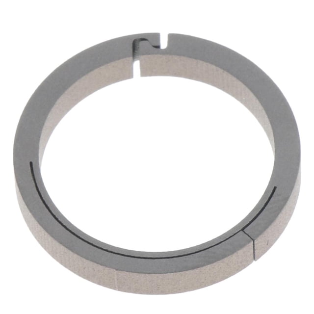 Mosquetón de titanio para llavero, gancho de seguridad de forma redonda, soporte para llaves, camping 22mm plata Cola Llavero redondo Mosquetón