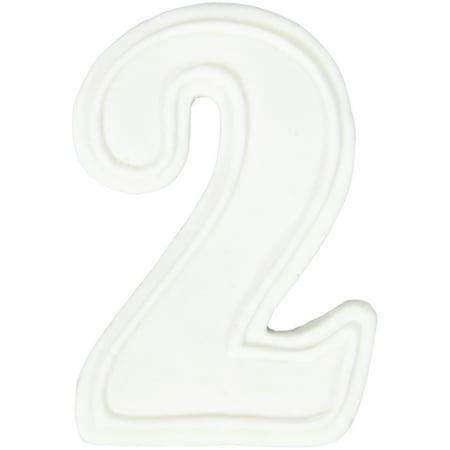 Wilton Customizable Number 2 Icing Decoration