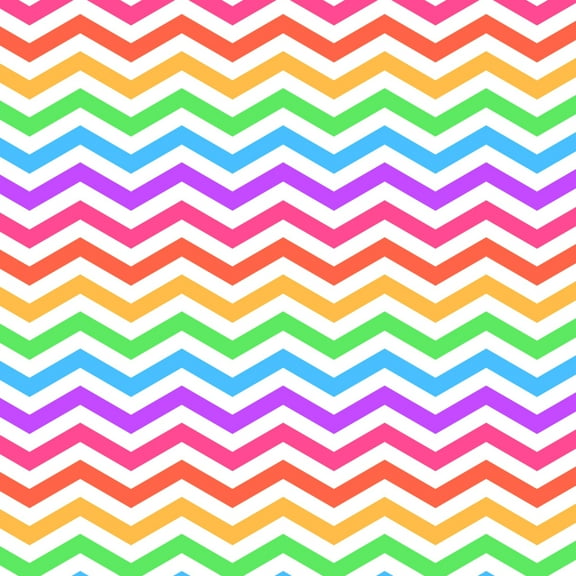 Rainbow Chevrons Zigzag Pattern Premium Roll Gift Wrap Wrapping Paper