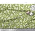 thumbnail image 2 of Soimoi Green Cotton Duck Fabric Tropical Leaves Fabric Prints By Yard 56 Inch Wide, 2 of 3