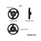 thumbnail image 2 of Engranaje recto de acero endurecido 47T Engranaje principal 76937 76939 77127 para X 4.6 5.9 1/8 RC Car Upgrade Parts Negro, Negro, 2 of 5