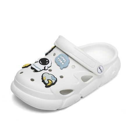 

CERYTHRINA Kids Boys Girls Cartoon Clogs Slippers Toddler Slip On Lightweight Beach Pool Sandals