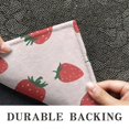 thumbnail image 6 of Red Strawberry Plants Fruit Door Rugs,Washable Non Slip Door Mats Indoor,Decorative Door Mats,Entry Mat Indoor for Entrance,Bedroom,Kitchen,Bathroom,17"x30", 6 of 6