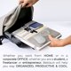 thumbnail image 2 of Organizador tecnología portátil Beblau FOLD | Escritorio hogar escuela | Solución trabajar casa | Inserto mochila accesorios gris, 2 of 3