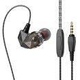 thumbnail image 2 of QKZ Auriculares con cable Auriculares con sonido de alta fidelidad Auriculares deportivos de 3,5 mm Auriculares internos para teléfono, Negro seitruly EL002610-05B, 2 of 2