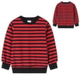 thumbnail image 2 of Boys Tshirts Kids Long Sleeve Basic T Shirt Casual Stripe Prints Sweatershirt Tees Shirt Tops For 4-5 Years, 2 of 8