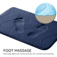 thumbnail image 4 of Memory Foam Bath Mat, Super Soft Absorbent Bathroom Rugs Non Slip Bath Rug Runner for Shower Bathroom Floors, 24" x 36", Navy, 4 of 8